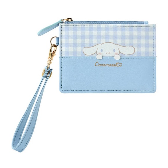 BNWT Japan Sanrio Cinnamoroll Zippered Coin and Card Holder Wristlet - Picture 1 of 7